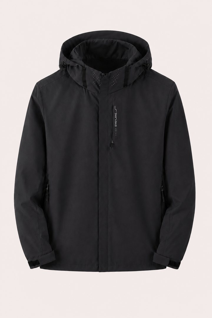 Veste unisexe imperméable et coupe-vent à fermeture éclair sur toute la longueur - Shocks