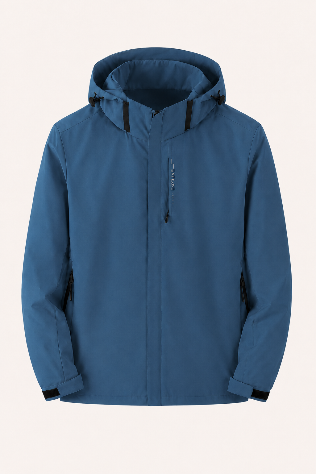 Veste unisexe imperméable et coupe-vent à fermeture éclair sur toute la longueur - Shocks
