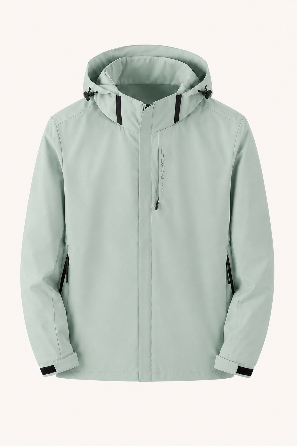 Veste unisexe imperméable et coupe-vent à fermeture éclair sur toute la longueur - Shocks