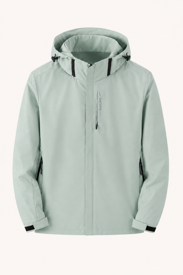 Veste unisexe imperméable et coupe-vent à fermeture éclair sur toute la longueur - Shocks