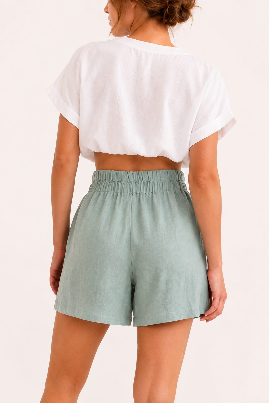 Short large à taille élastique pour femmes - Klara