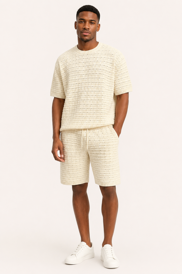 Ensemble short et t-shirt d'été pour hommes - Oskar