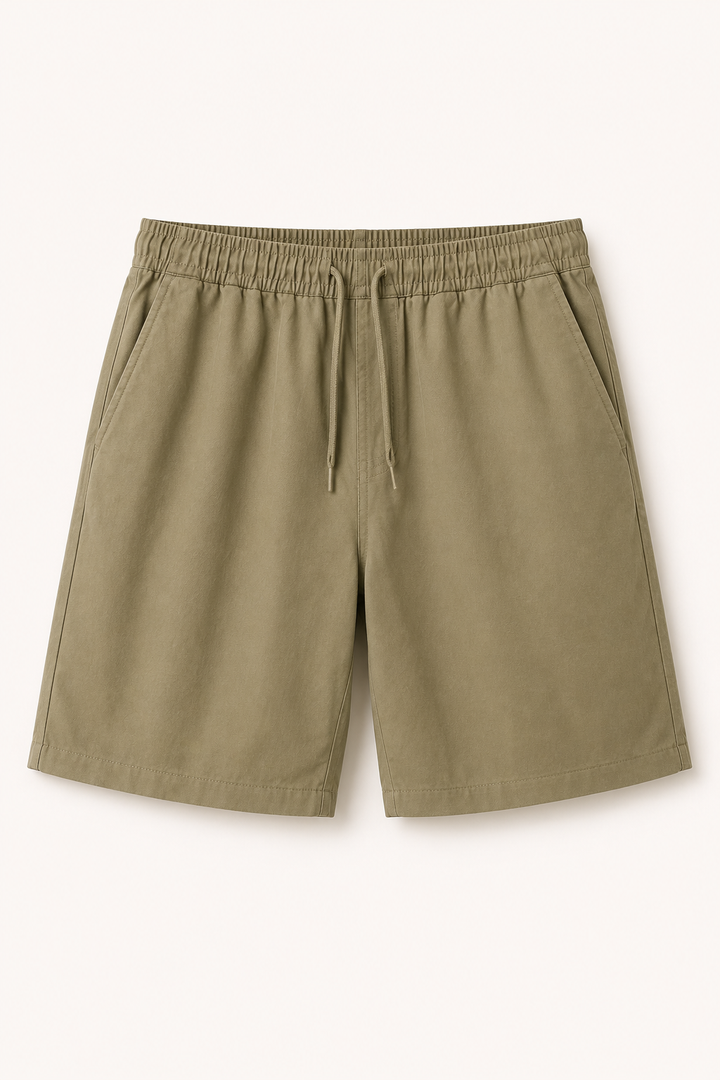 Bermuda homme en lin, taille élastiquée - Levin