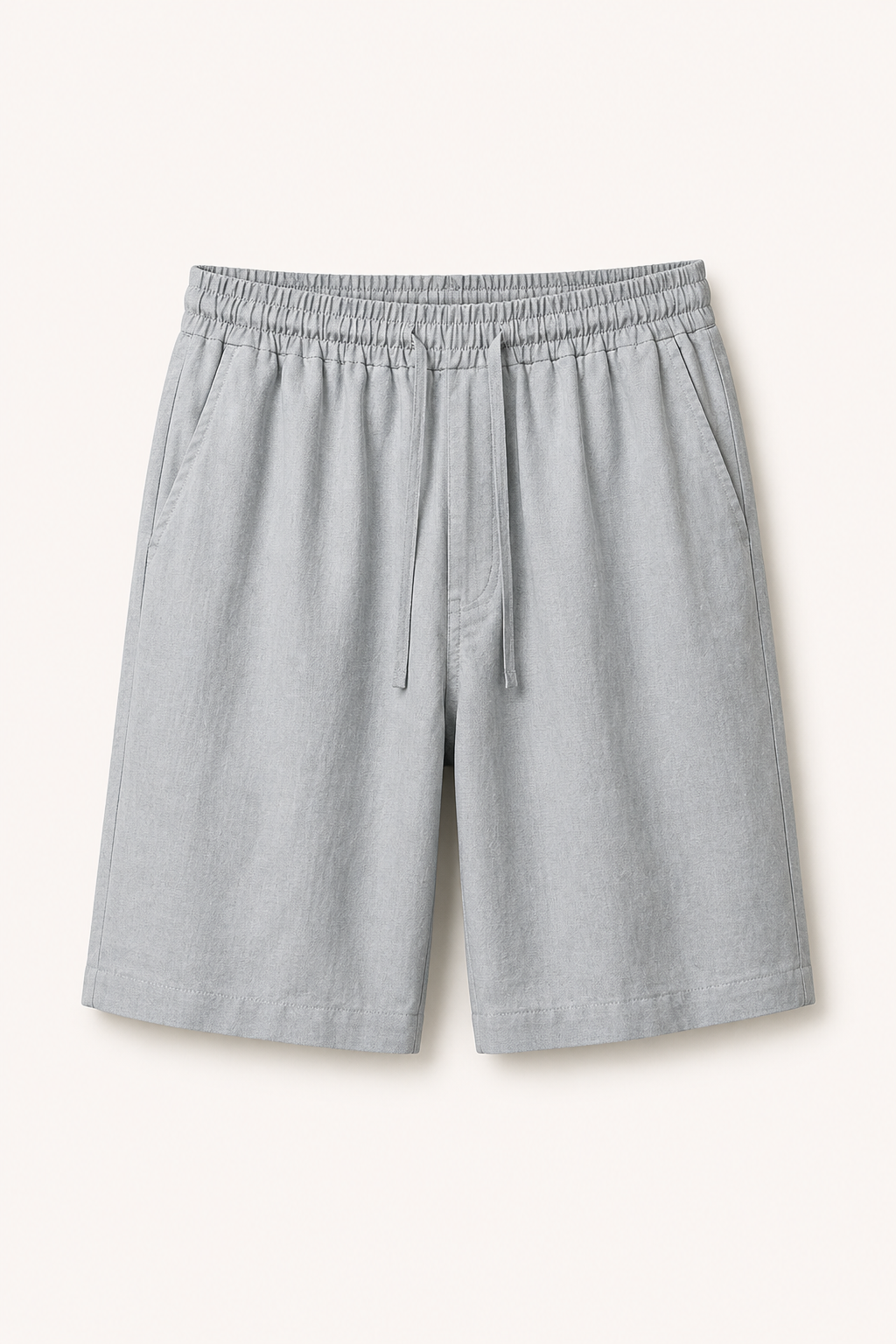 Bermuda homme en lin, taille élastiquée - Levin
