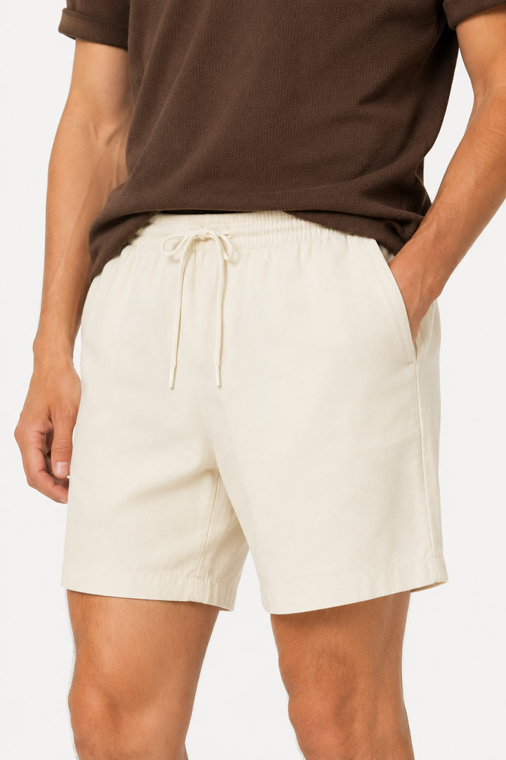 Bermuda décontracté pour hommes avec taille élastique et cordon de serrage - Tarma