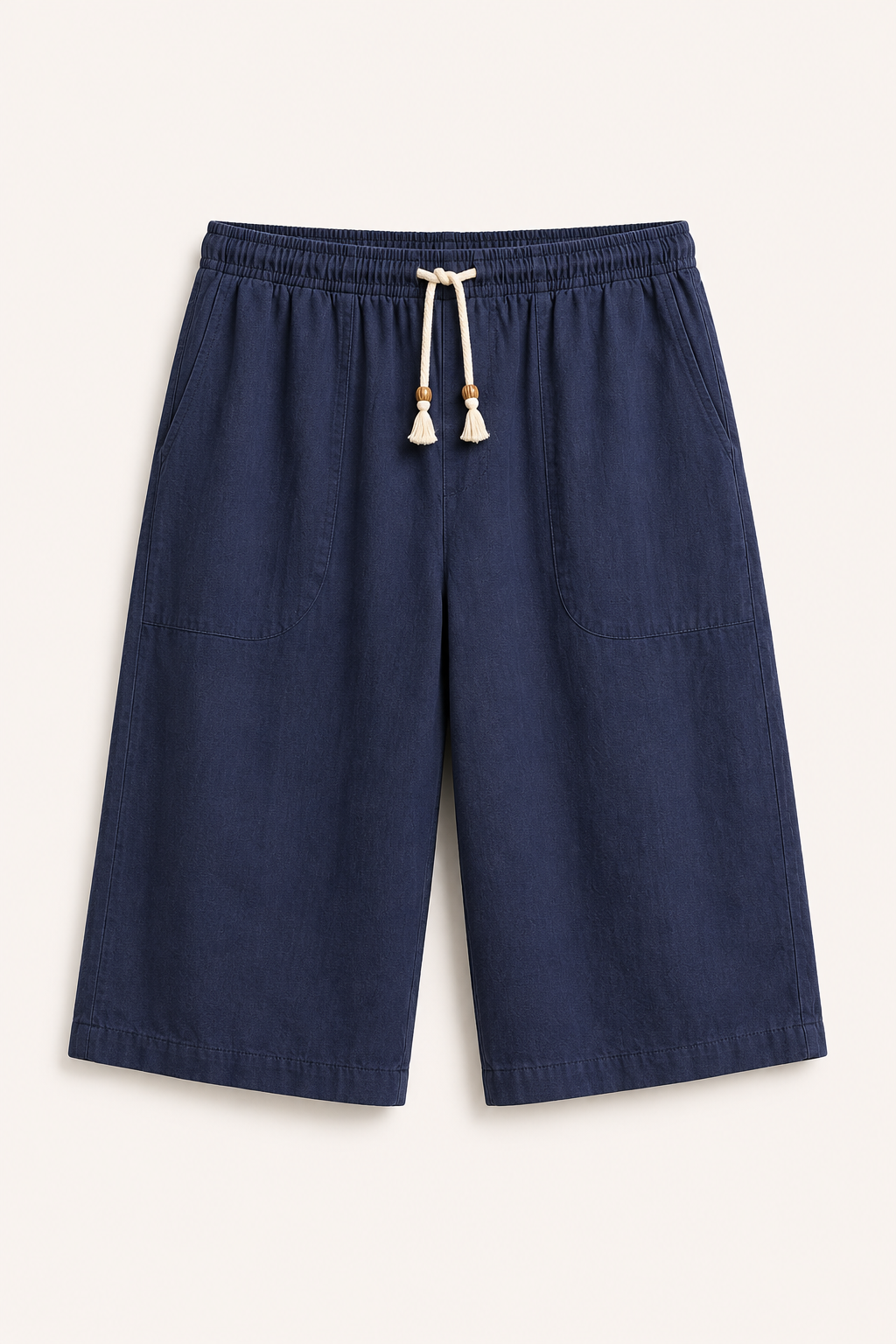 Pantalon court pour homme à taille élastiquée avec cordon - Alfie