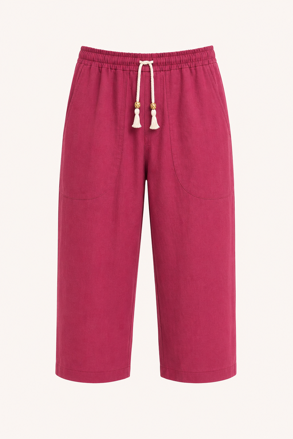 Pantalon court pour homme à taille élastiquée avec cordon - Alfie