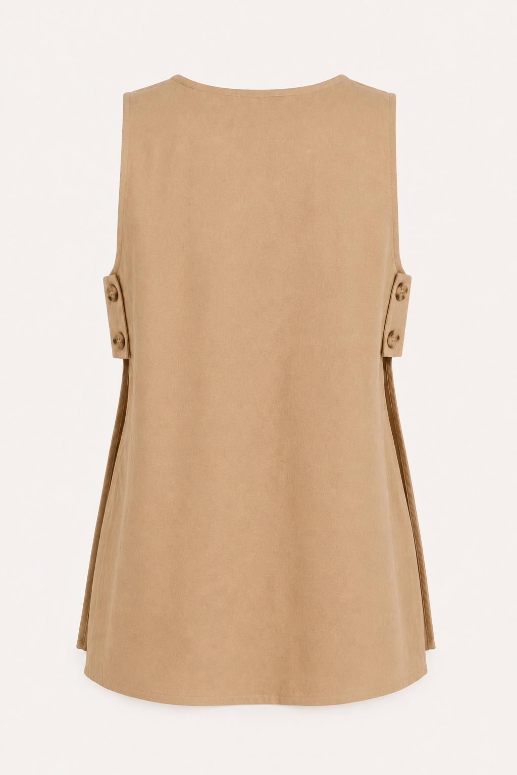 Ensemble femme gilet et short à boutons - Elke