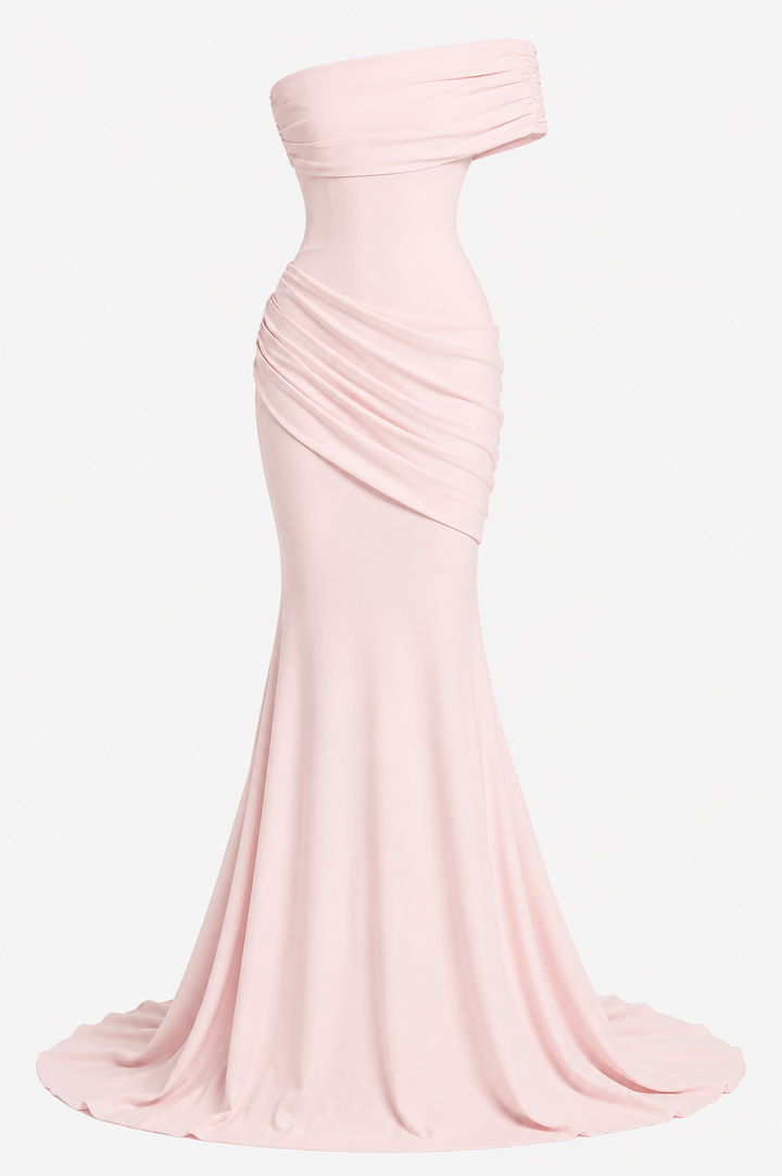 Robe longue décolletée pour femme avec une élégante coupe de soirée - Aurelia