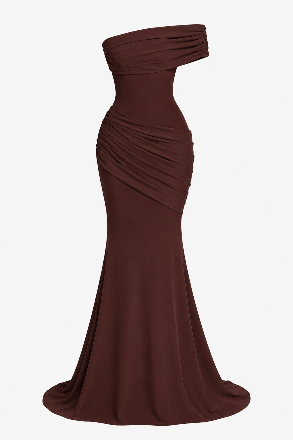 Robe longue décolletée pour femme avec une élégante coupe de soirée - Aurelia