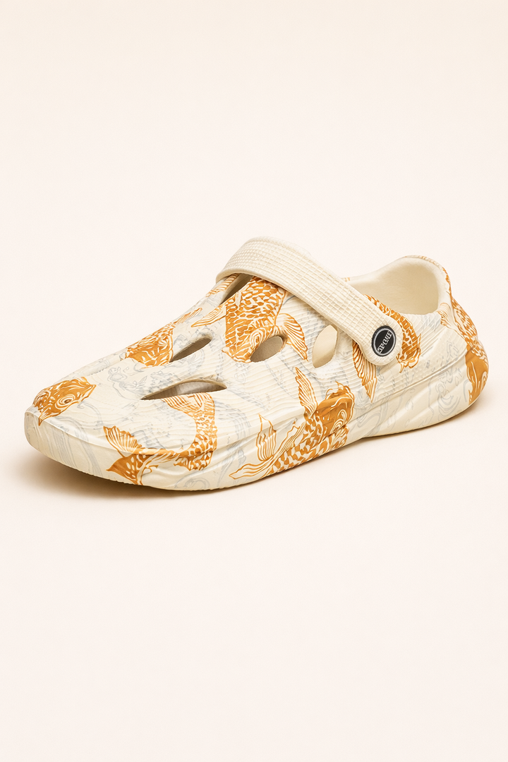 Sandales sabots à motifs pour hommes avec bride - Lex