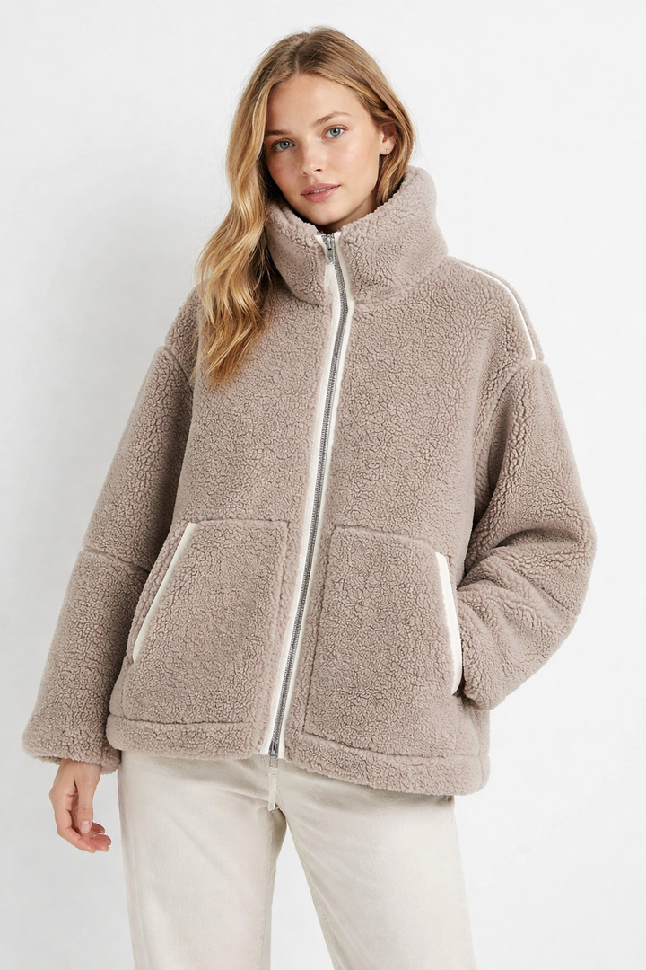 Veste polaire femme col rond - Alfhildr