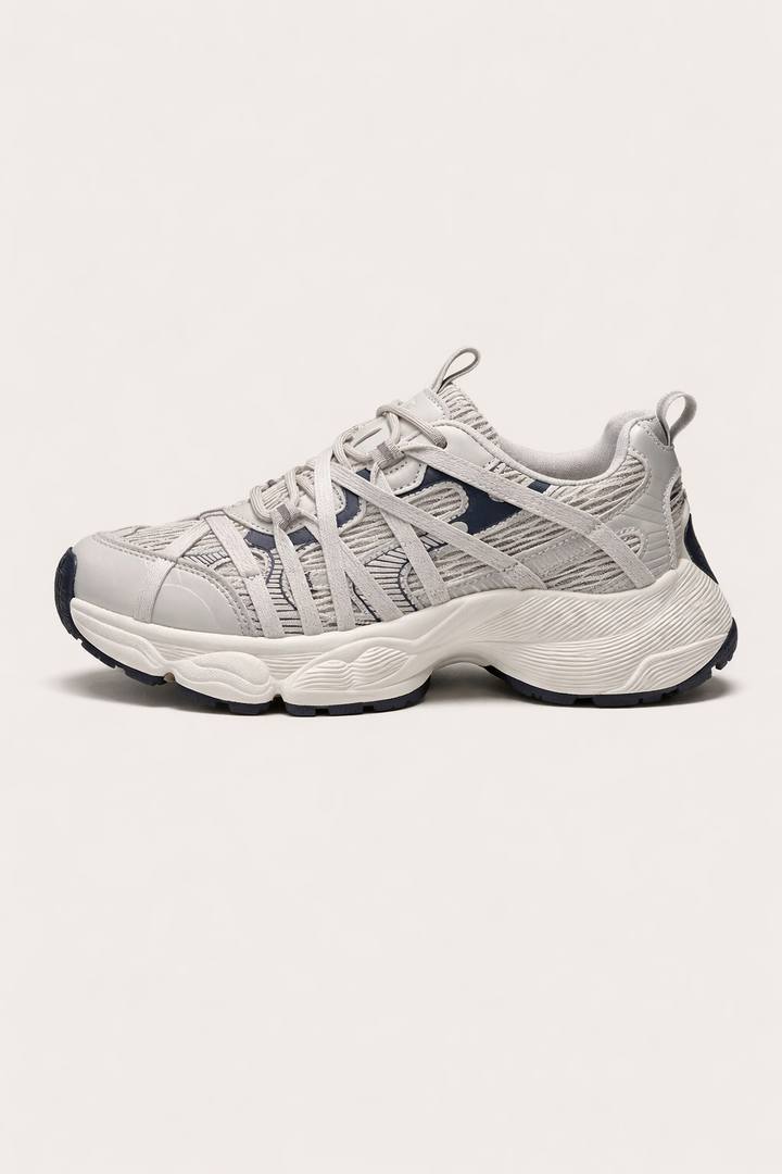 Chaussures de tennis décontractées au design rétro pour femmes - Audrey