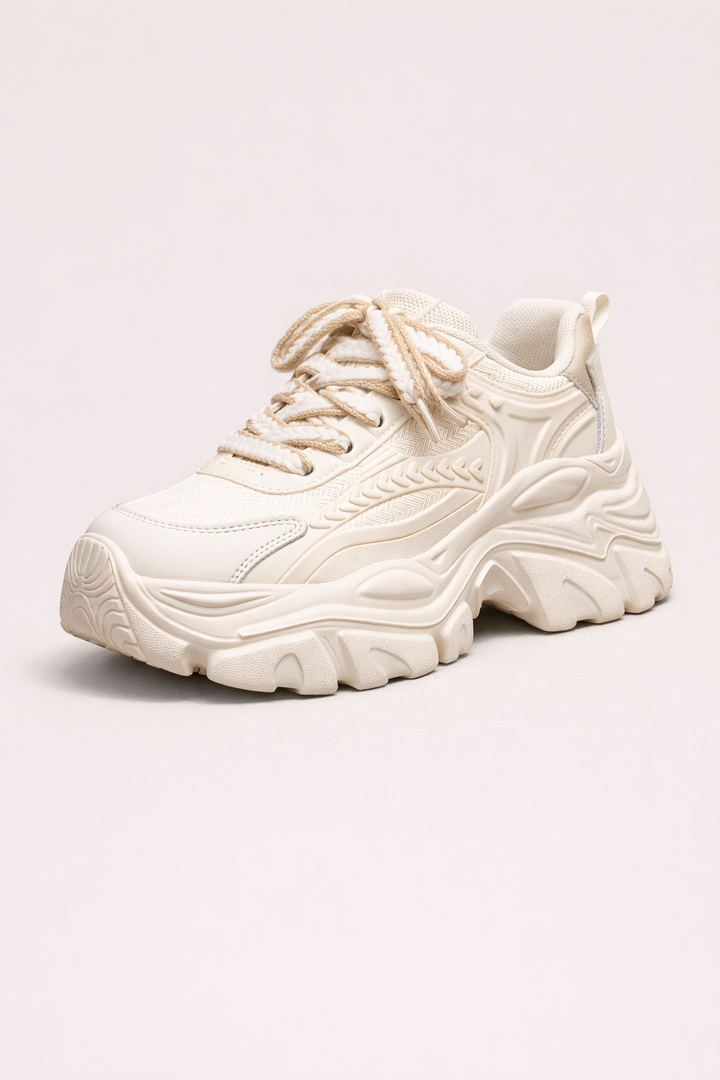 Chaussures de tennis décontractées pour femmes avec plateforme solide - Gaia
