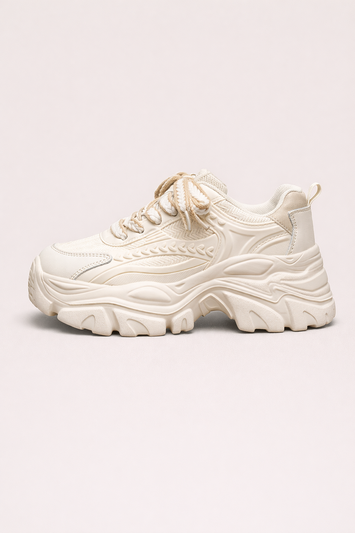 Chaussures de tennis décontractées pour femmes avec plateforme solide - Gaia