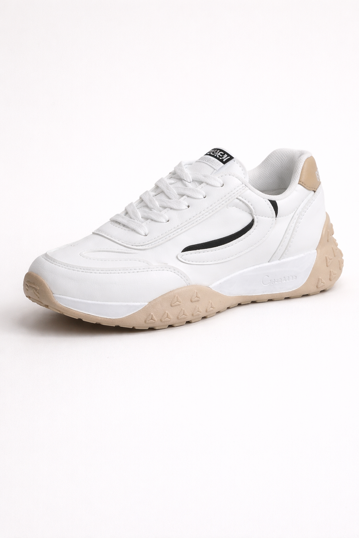 Chaussures de tennis urbaines à semelle en caoutchouc pour femmes - Kiara