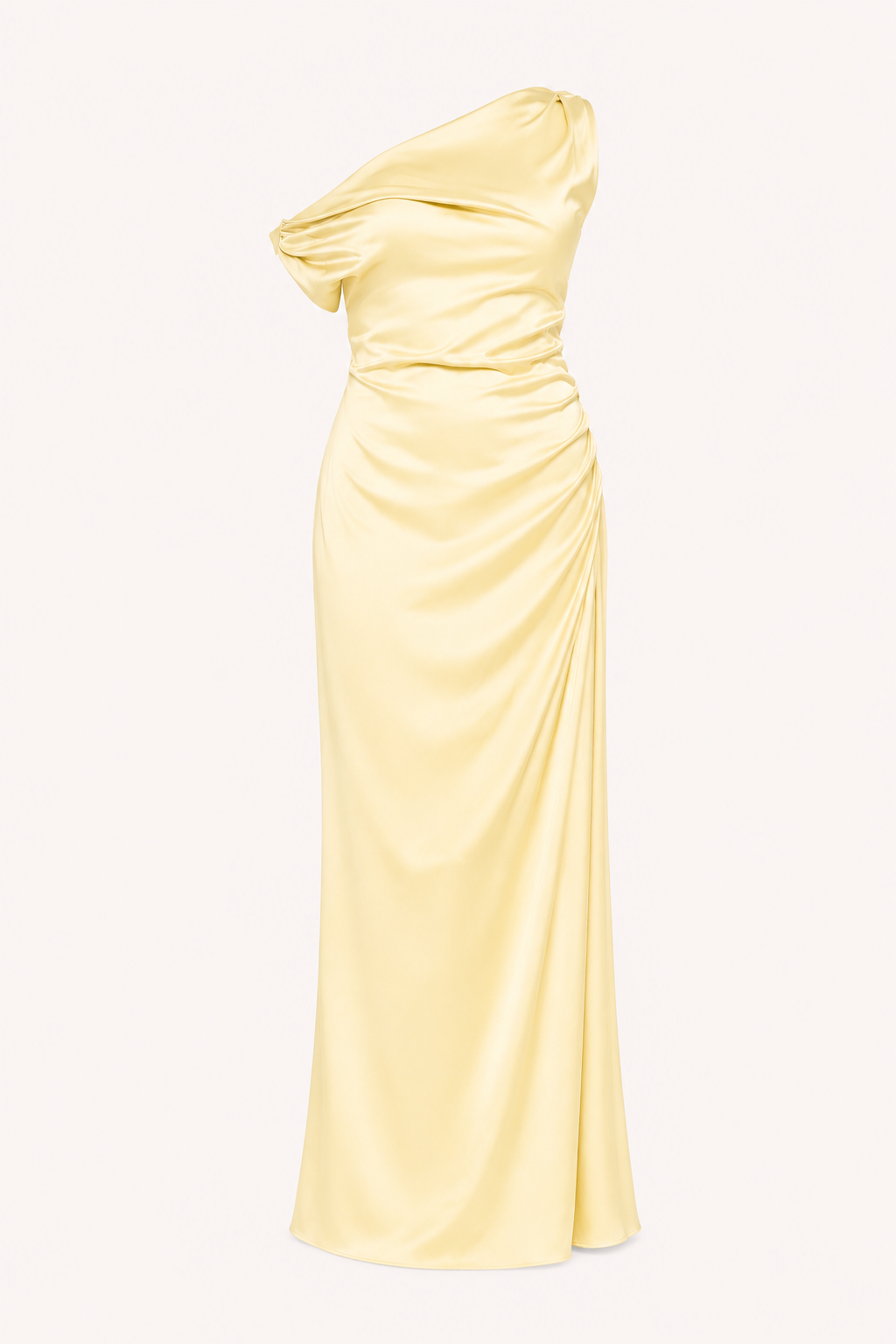 Robe longue asymétrique drapée pour femme - Guita