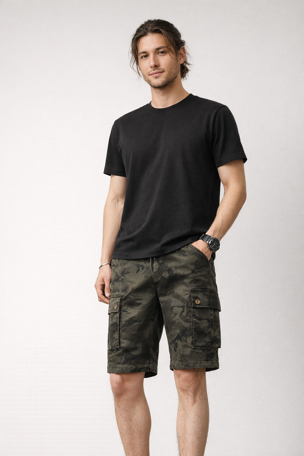 Short cargo homme avec poches latérales - Ranger