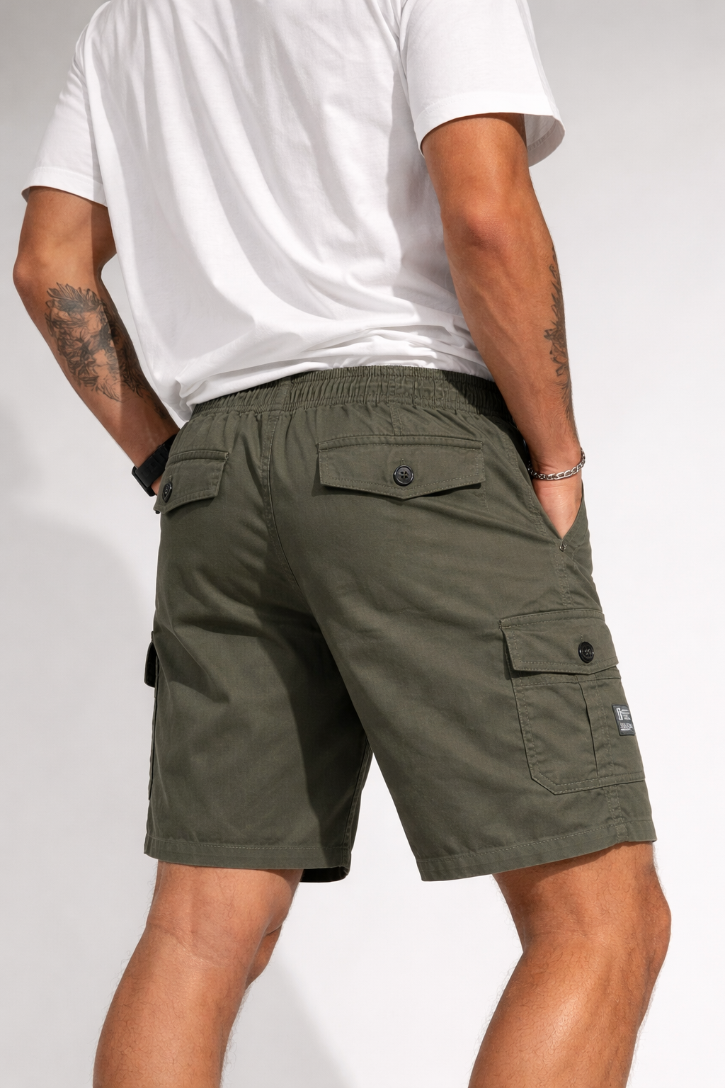 Short cargo à poche utilitaire pour hommes - Dalton