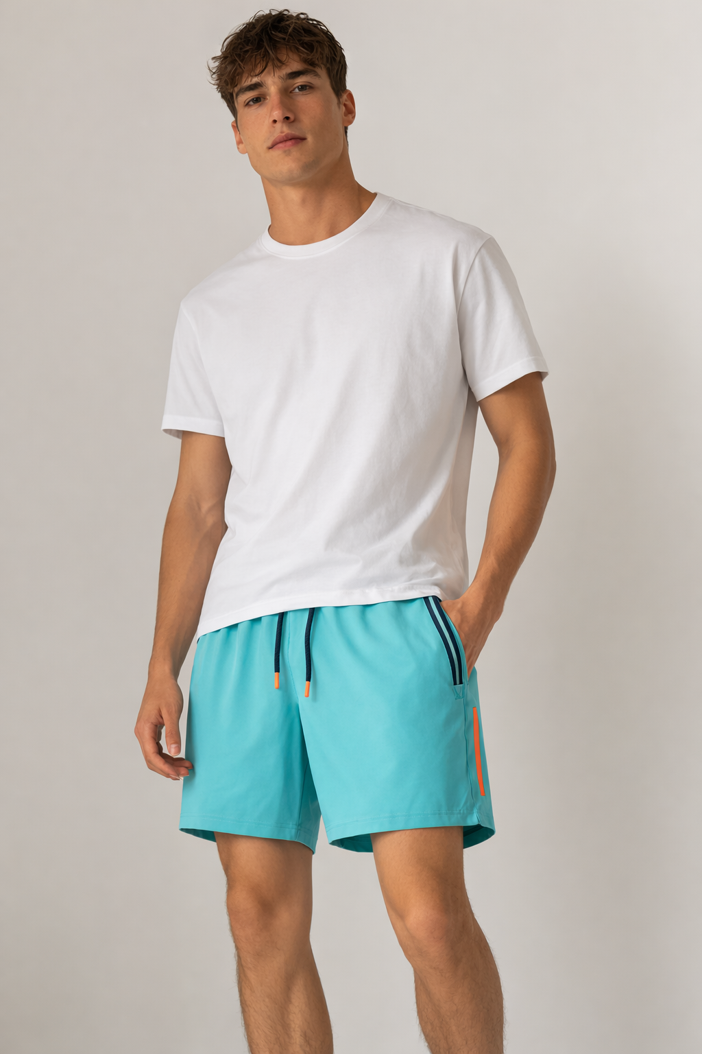 Short de sport léger à cordon de serrage pour hommes - Kylian