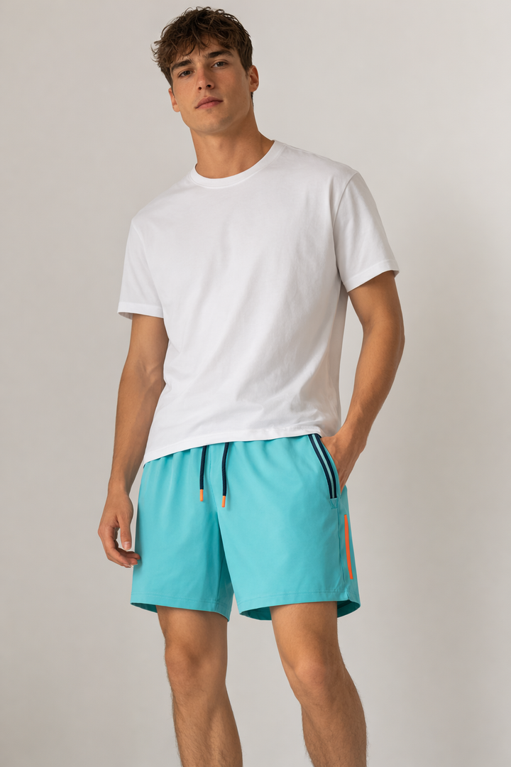 Short de sport léger à cordon de serrage pour hommes - Kylian