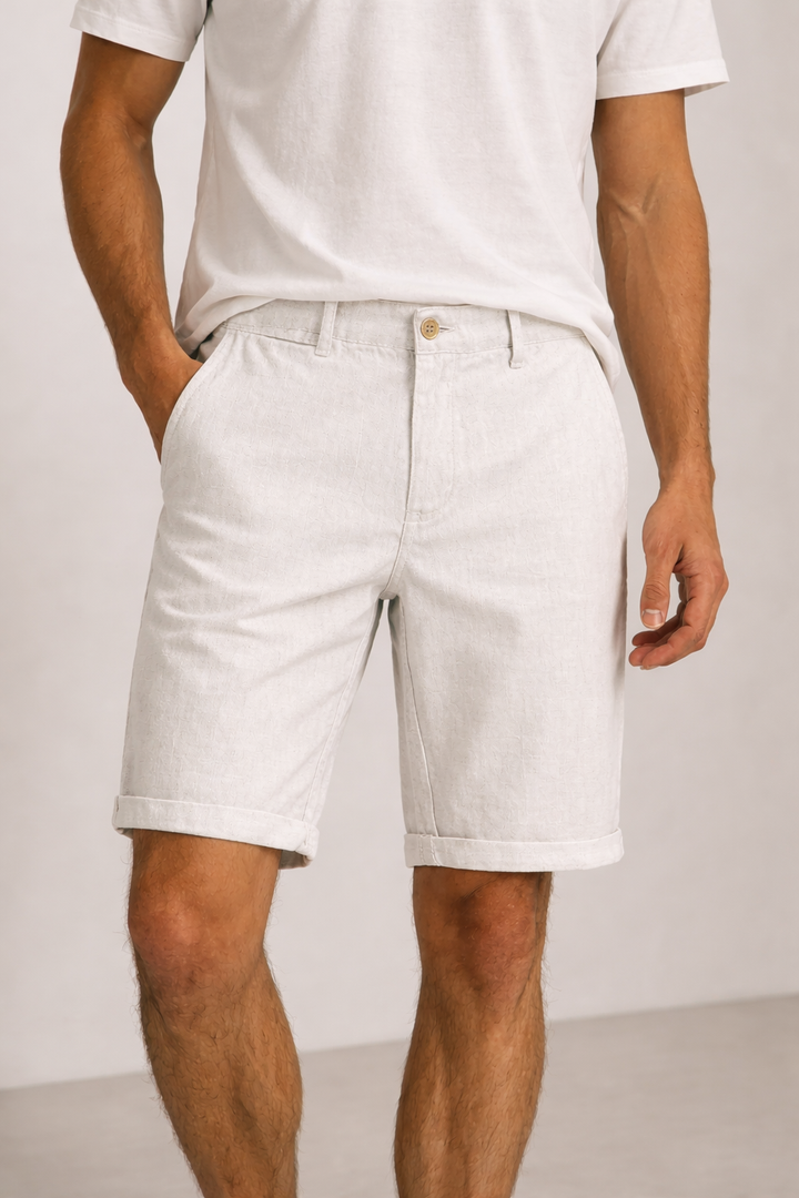 Short décontracté en lin pour homme - Éder
