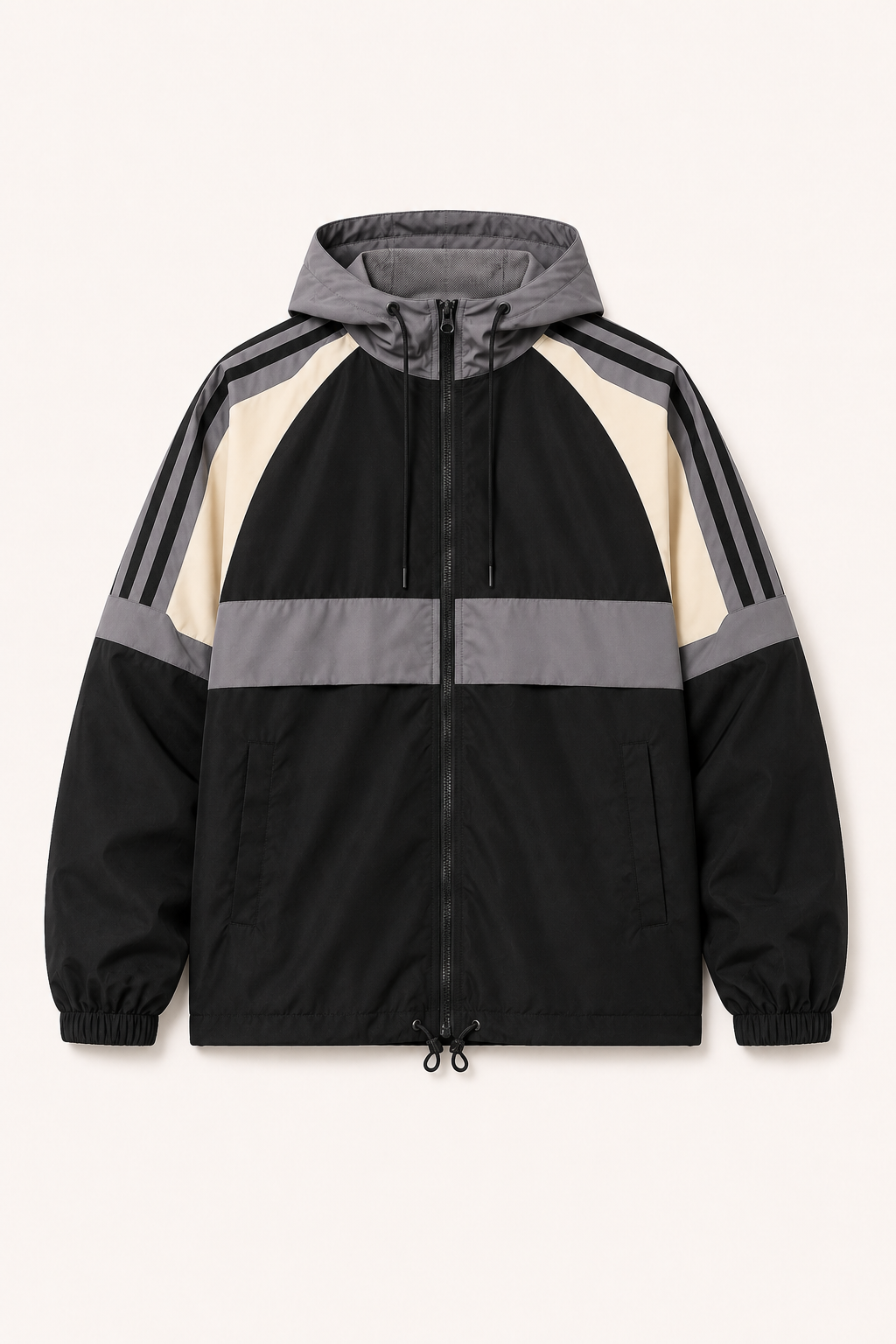 Veste de sport à capuche coupe-vent pour homme - Adriano