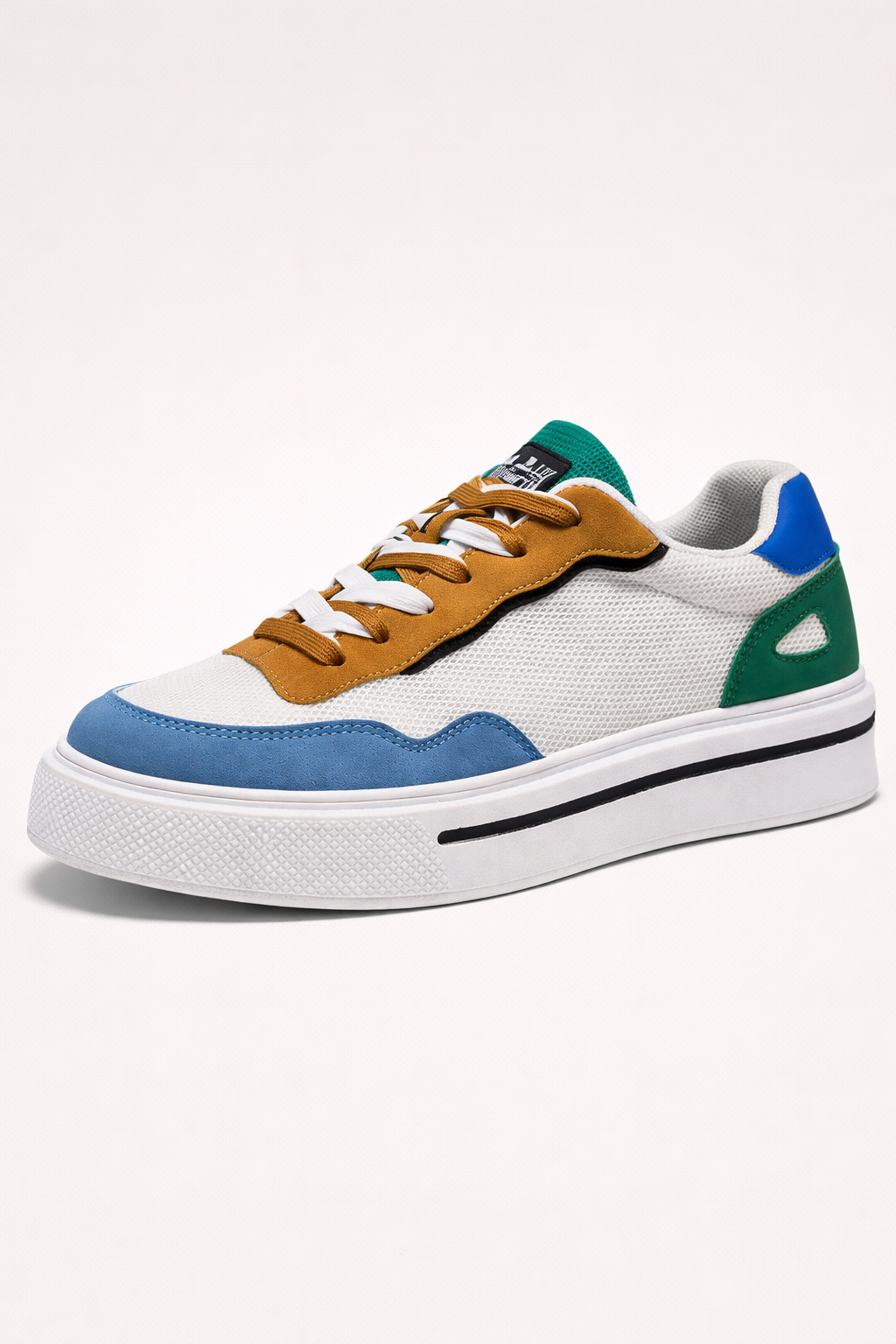 Baskets casual pour hommes, design urbain multicolore - Tavrik