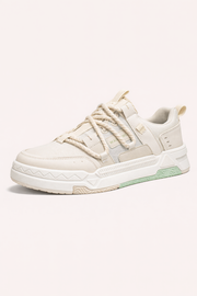 Beige/vert