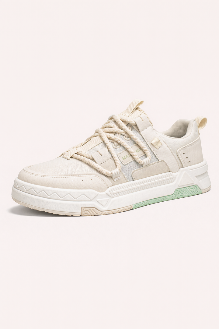 Baskets pour hommes au design sportif et aux finitions combinées - Larek