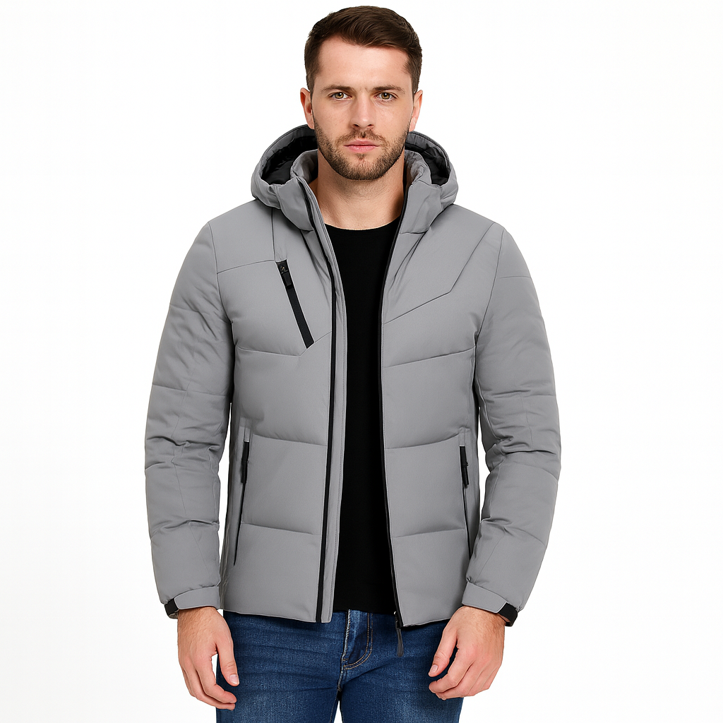 Veste matelassée à capuche au design urbain - Narel