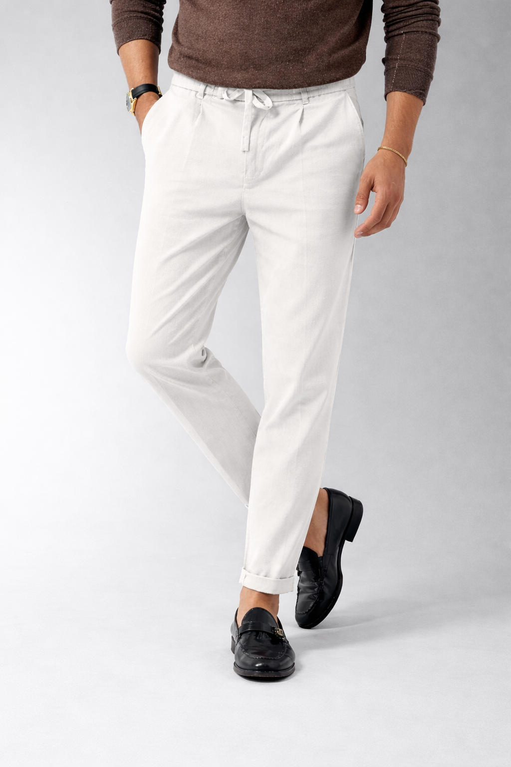 Pantalon en lin pour homme - Arveik
