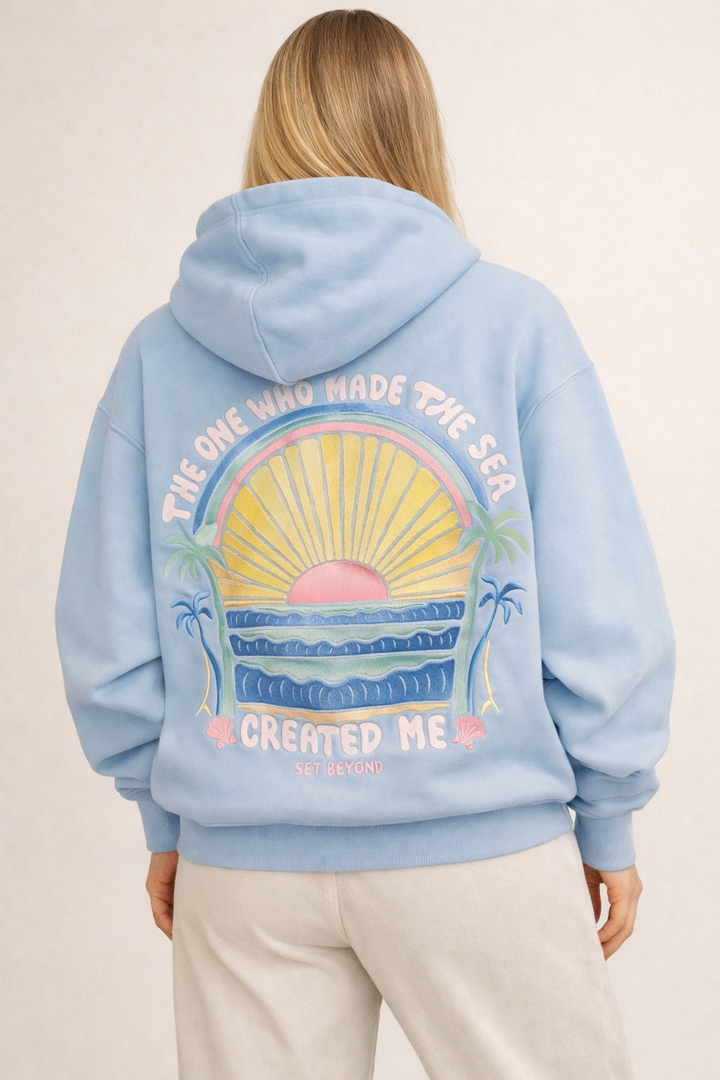 Sweat à capuche pour femmes avec impression frontale et poche kangourou - Celira