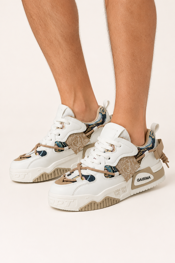 Chaussures de sport masculines décontractées et urbaines à semelles épaisses - Kaelor