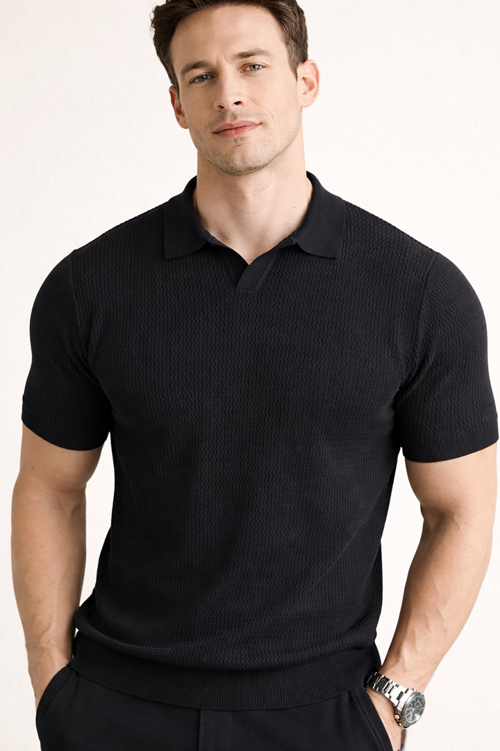 Polo slim fit pour hommes - Yinx