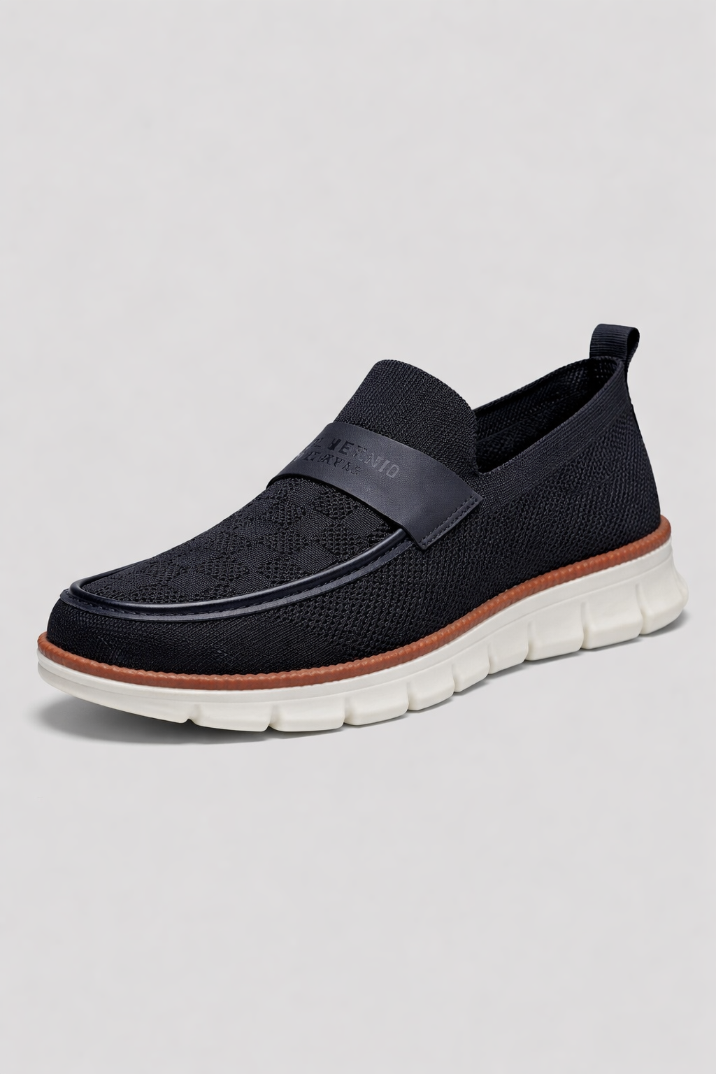 Mocassins tissés sans lacets pour hommes avec semelle segmentée - Bruno