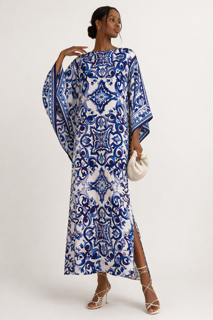Robe longue tunique ample pour femme - Camila
