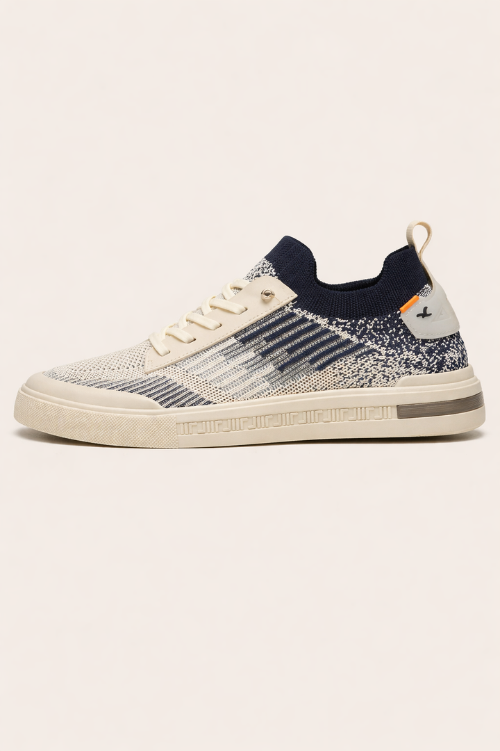 Baskets à lacets en textile pour hommes avec semelles épaisses - Thomas