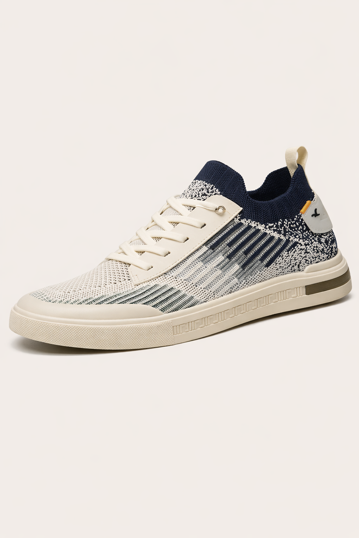 Baskets à lacets en textile pour hommes avec semelles épaisses - Thomas