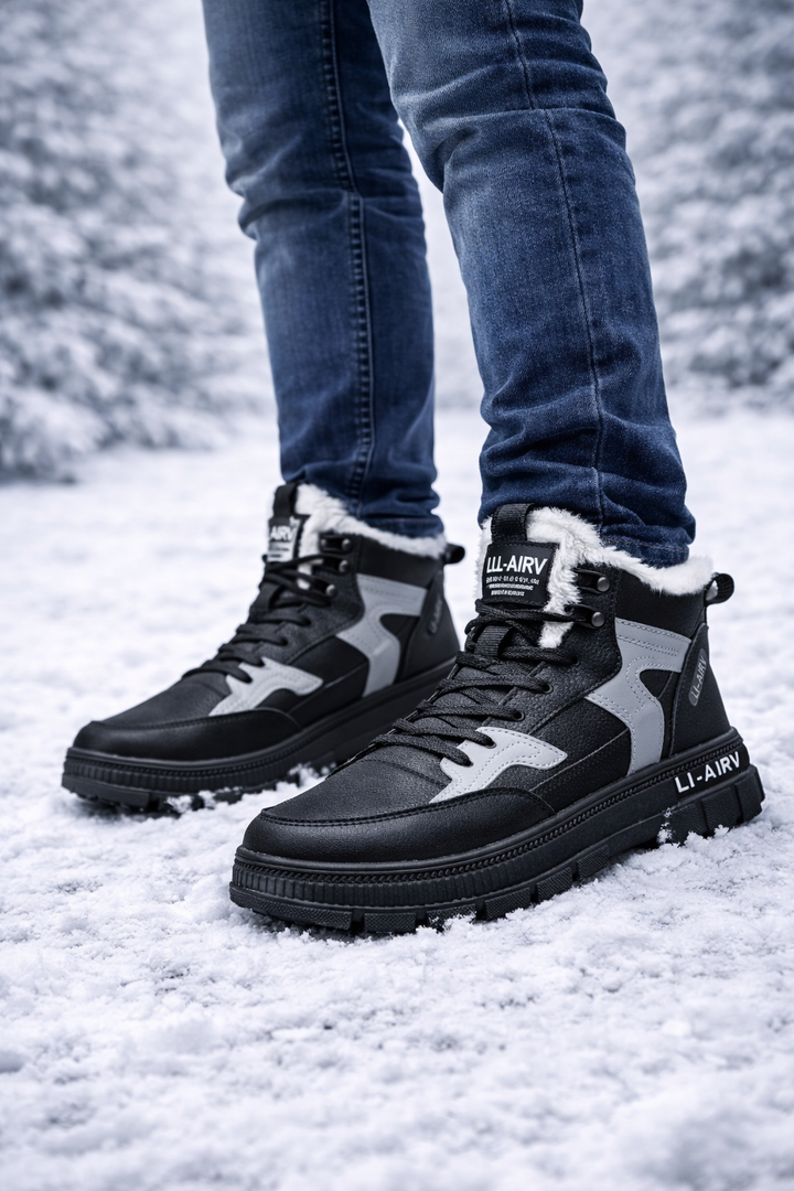Bottines thermiques d'hiver pour hommes - Brakov