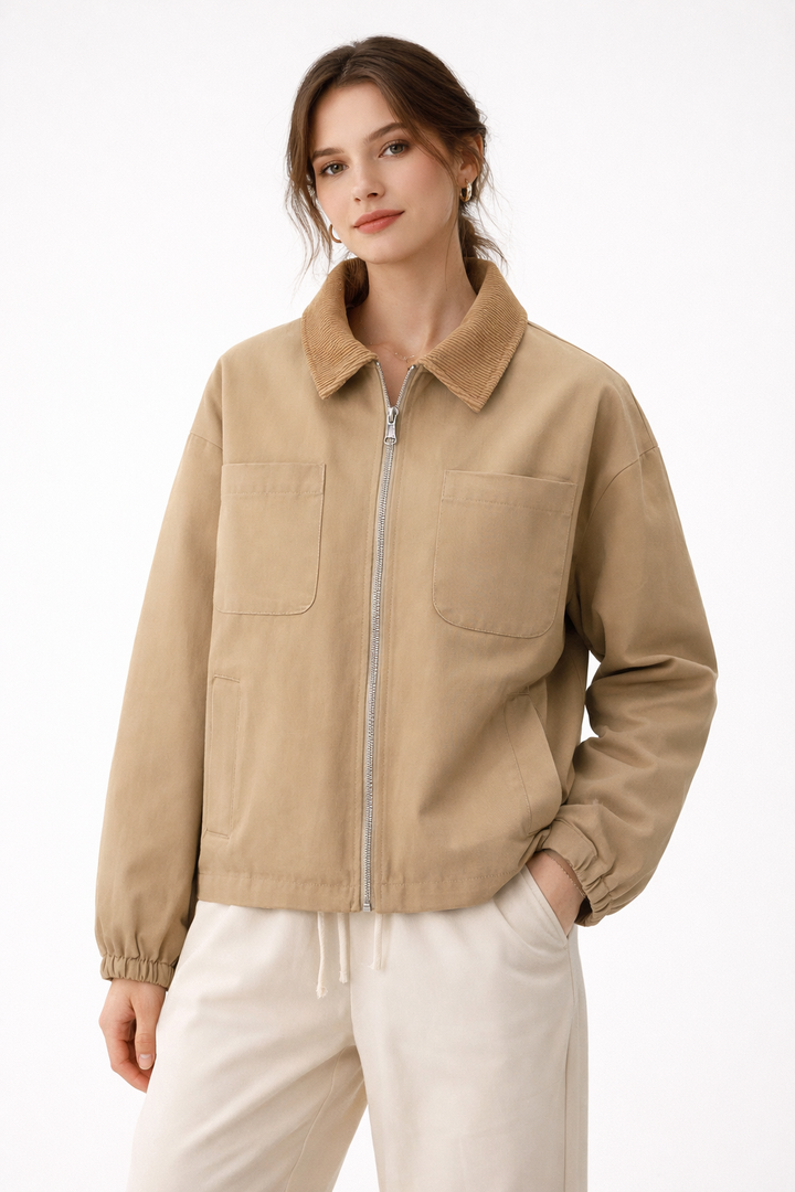 Veste légère élégante avec poches pour femmes - Mirela