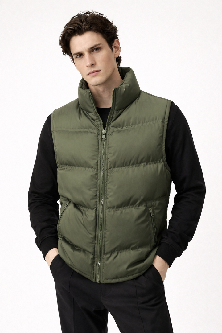 Gilet homme à col montant - Marius