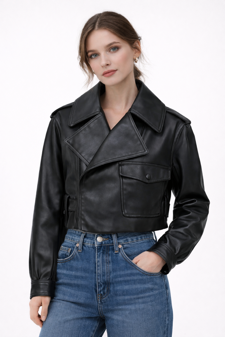 Veste légère à large revers pour femme - Lauren