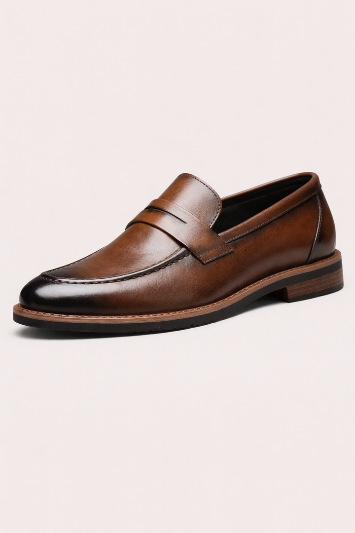 Mocassins élégants pour hommes avec semelles robustes - Thiberius