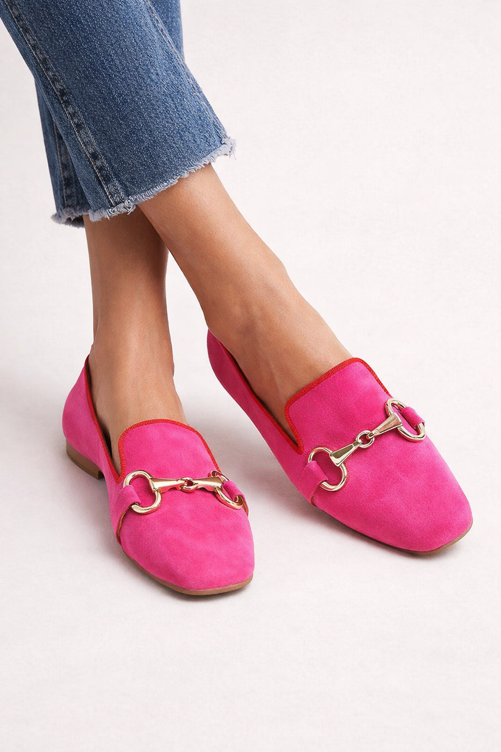 Mocassins élégants pour femmes, détails métalliques, design classique et polyvalent - Maelys