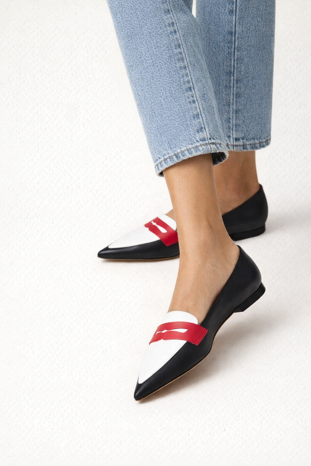 Mocassins femme bicolores - Élodie