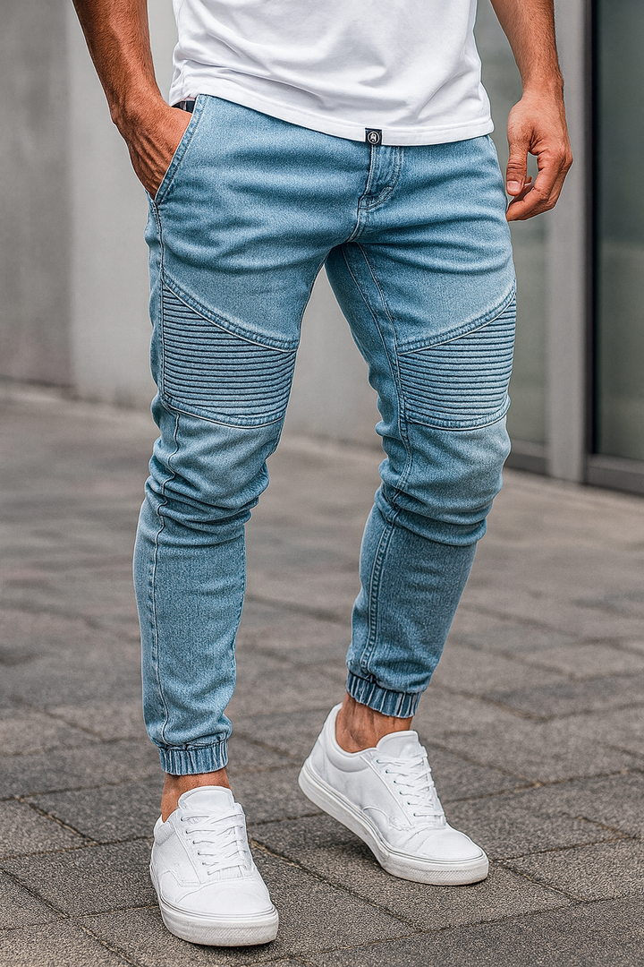 Pantalon slim style motard pour homme - Vareon