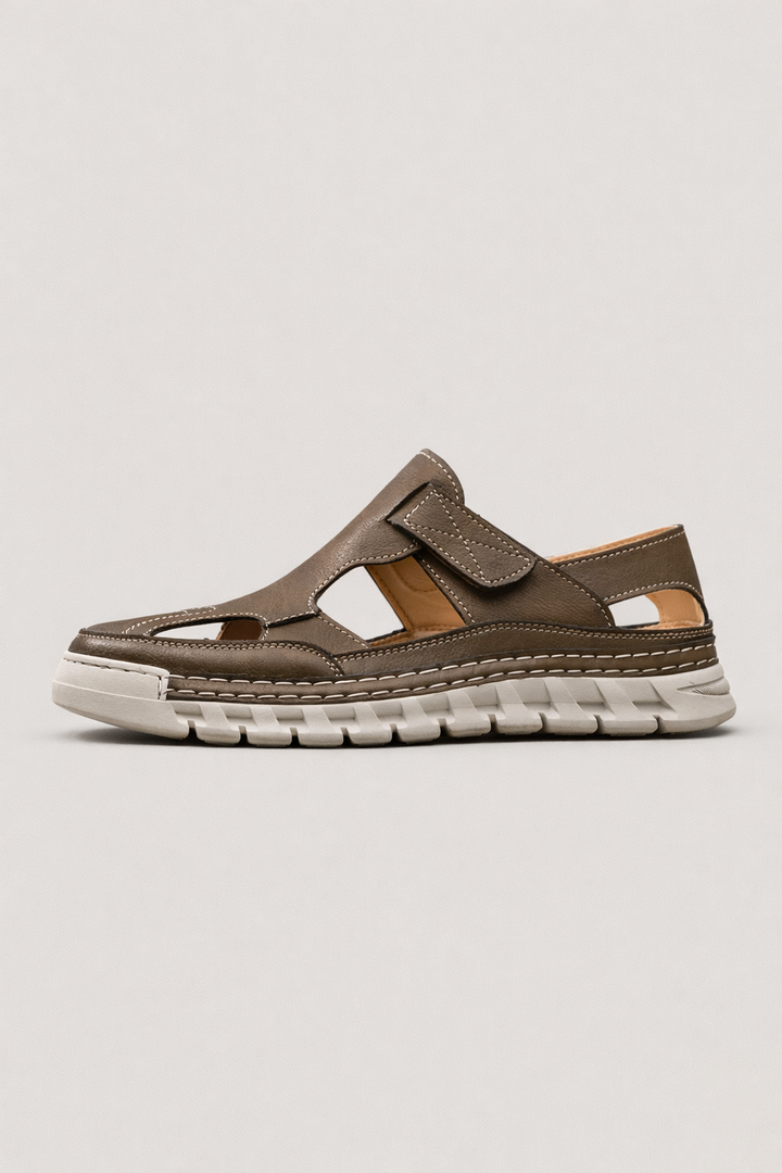 Chaussures orthopédiques pour hommes à semelles robustes - Kasiel