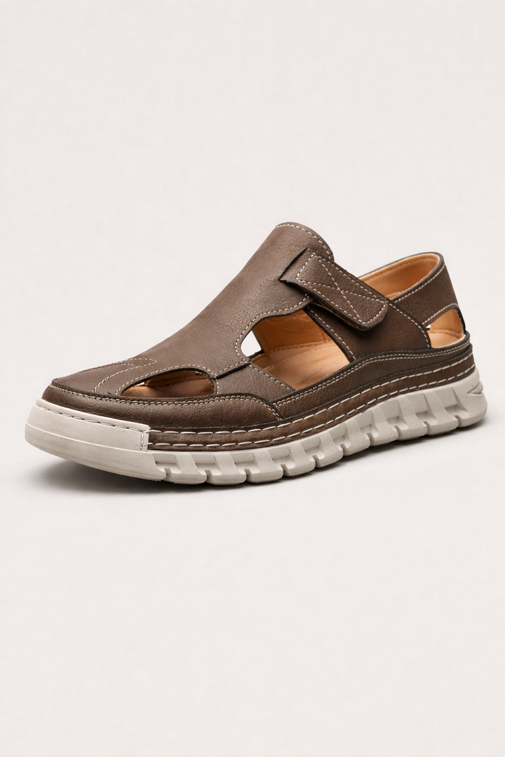 Chaussures orthopédiques pour hommes à semelles robustes - Kasiel