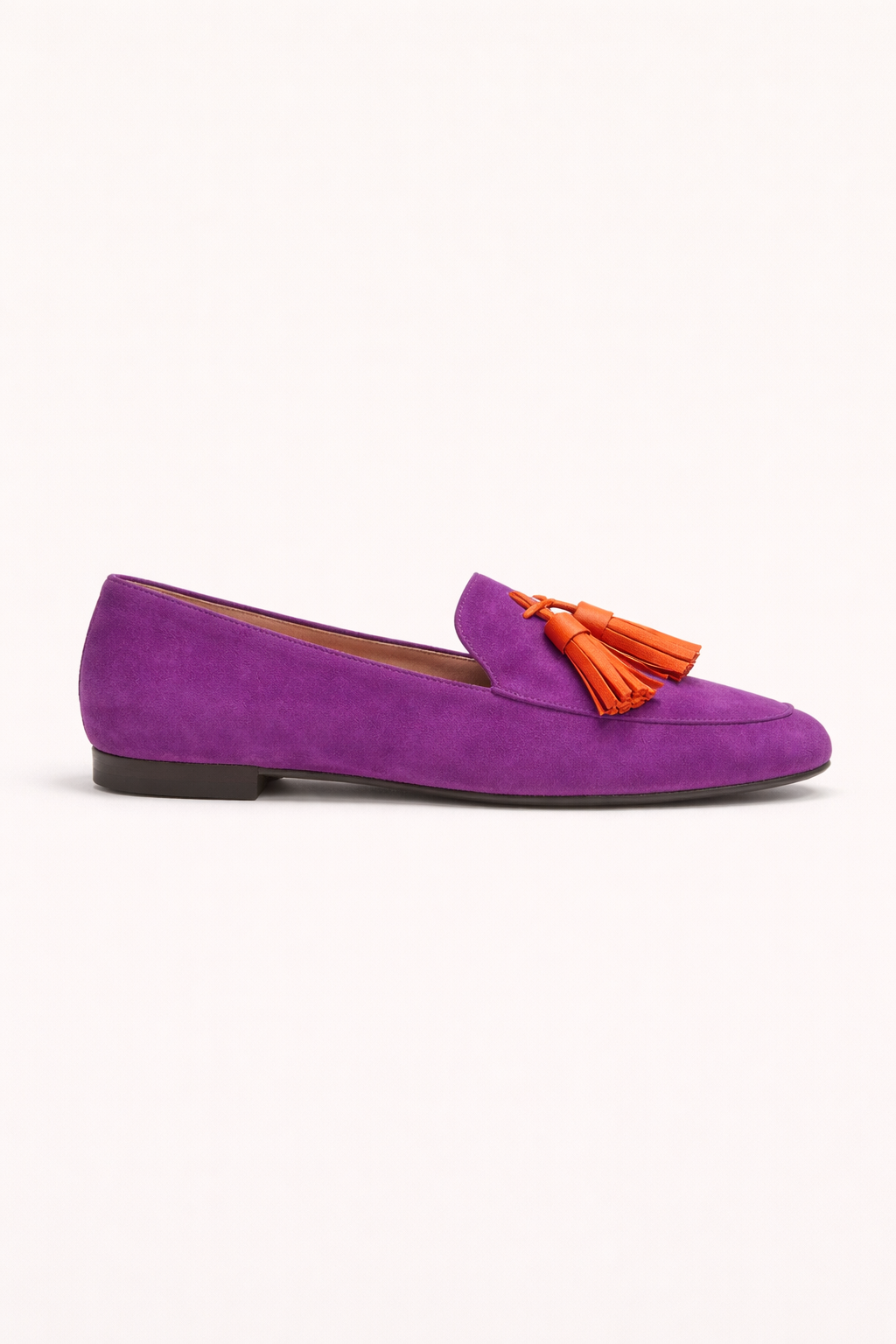 Mocassins à glands pour femmes, bout rond, semelle plate - Elvara